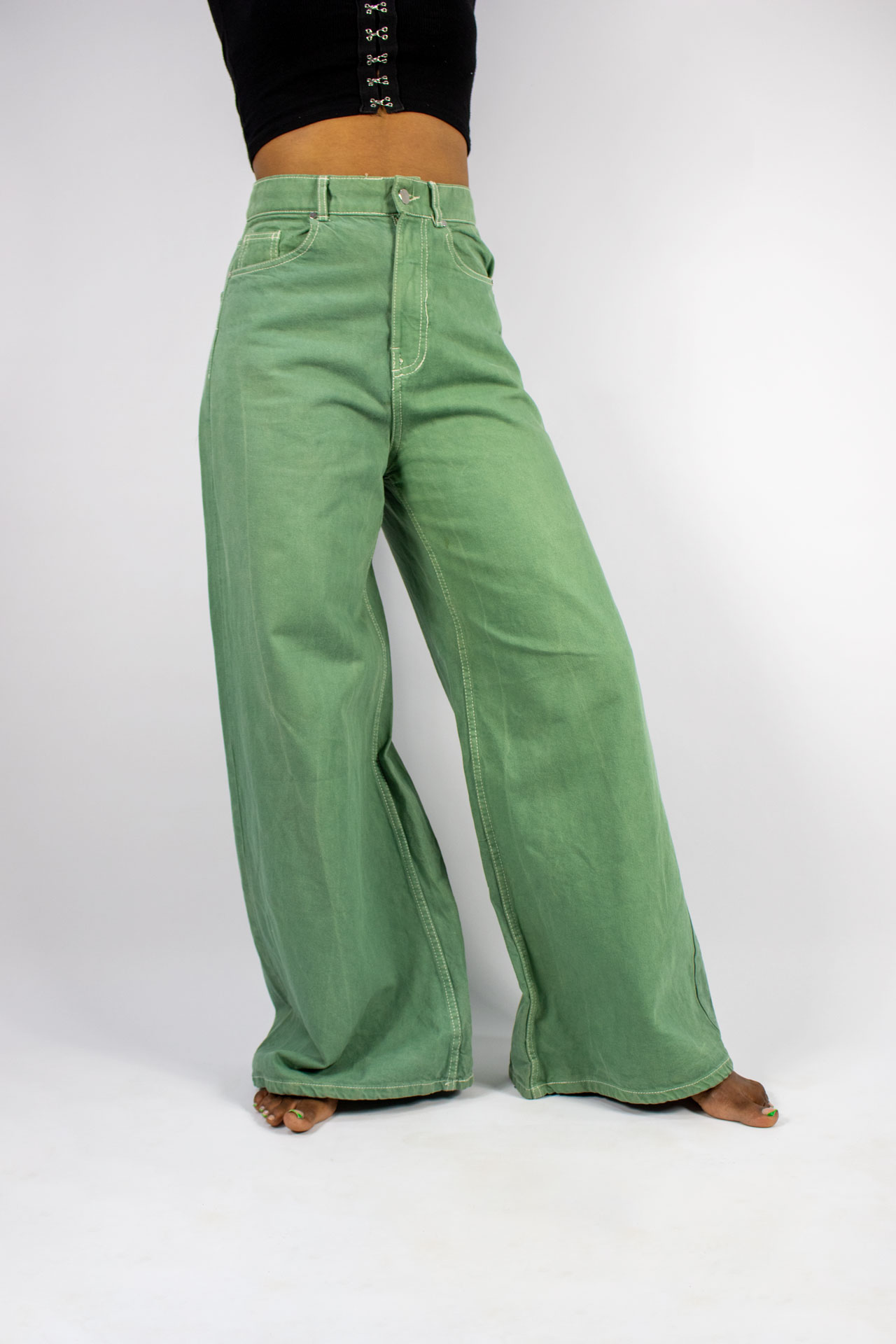 Zara WIDE-LEG TRF JEANS
